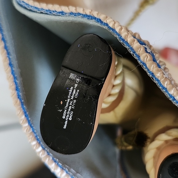 Thomas Kinkade 2004 lighthouse painting with anchor tabletop decor - Picture 7 of 7